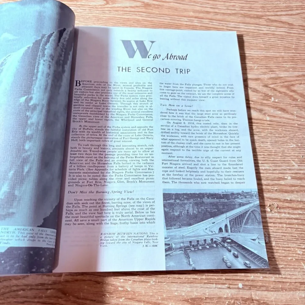 The Niagara Story Pictorial Guide to Niagara Falls by Raymond F. Yates 1959 PB